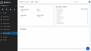 Funkce vyúčtování správy a řízení nájemních vztahů EMA+